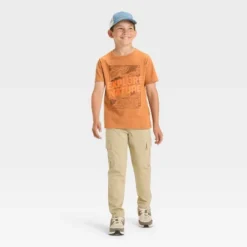 Boys' Short Sleeve Explore Nature Graphic T-Shirt - Cat & Jack™ Brown -Cat & Jack GUEST 0089123a 26ec 4f4f 9c25 0672c35fad4c