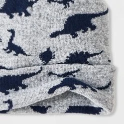 Boys' Dino Beanie & Neck Gaiter - Cat & Jack™ Gray -Cat & Jack GUEST 015b34d8 cbe5 4854 bb3d 52a21c461230