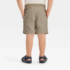 Toddler Boys' Chambray Solid Pull-On Shorts - Cat & Jack™