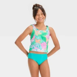Girls' 'Tropical Dreaming' Floral Printed Tankini Set - Cat & Jack™ 5 Girls' 'Tropical Dreaming' Floral Printed Tankini Set - Cat & Jack™ -Cat & Jack GUEST 0596af3a 1609 4fe7 a649 7b3cc64eb117