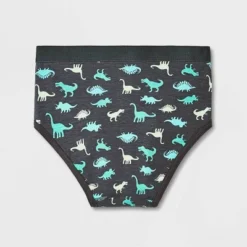 Boys' Adaptive 2pk Dino Briefs - Cat & Jack™ Green