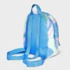 Girls' Swirl Fleece 10" Mini Backpack - Cat & Jack™ Blue