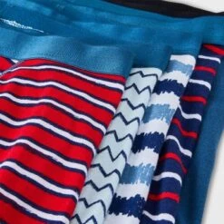 Boys' 10pk Striped Boxer Briefs - Cat & Jack™ Red/Blue -Cat & Jack GUEST 0f558d5f 6c1c 4e60 b49d 31fbfbfe3f3c