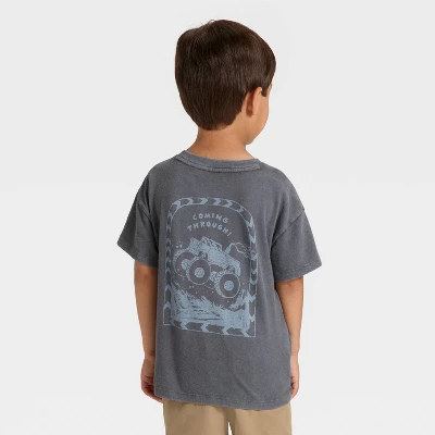 Toddler Boys' Short Sleeve Oversized T-Shirt - Cat & Jack™ 1 Toddler Boys' Short Sleeve Oversized T-Shirt - Cat & Jack™