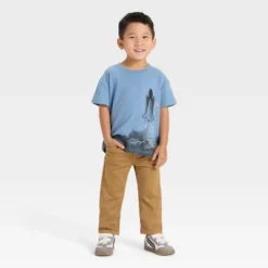 Toddler Boys' Straight Fit Denim Pants - Cat & Jack™ Khaki -Cat & Jack GUEST 10b1ed87 dab4 4d5f b2f4 8236ff15af02