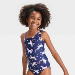 Girls' Unicorn Star One Piece Swimsuit - Cat & Jack™ 5 Girls' Unicorn Star One Piece Swimsuit - Cat & Jack™ -Cat & Jack GUEST 12cae49c 743f 4245 be1f 61d4d1cbd205