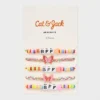 Girls' 5pk BFF Friendship With Butterflies Bracelet Set - Cat & Jack™️: Beaded Stretch, Pull-On Closure
