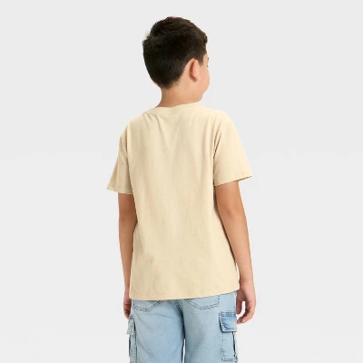 Boys' Short Sleeve West Coast California Graphic T-Shirt - Cat & Jack™ Khaki 2 Boys' Short Sleeve West Coast California Graphic T-Shirt - Cat & Jack™ Khaki - Image 2