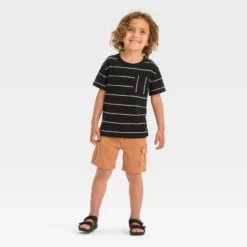 Toddler Boys' Button-Front Denim Shorts - Cat & Jack™ Orange -Cat & Jack GUEST 16b50519 768b 4693 86df b133d6feaed7
