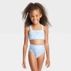 Girls' Polka Dots One Piece Swimwear Set - Cat & Jack™ Light Blue -Cat & Jack GUEST 180a761d f419 4315 a049 28da89fc4701