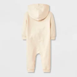 Baby Sweet Potato Hooded Romper - Cat & Jack™ Cream
