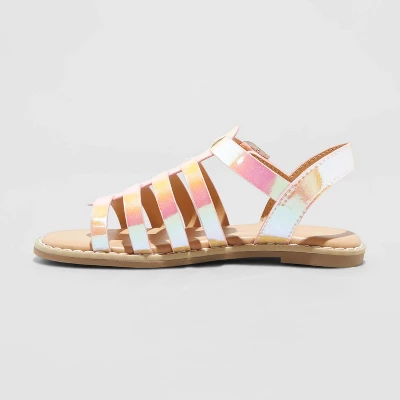 Toddler Girls' Shanel Colorblock Fisherman Sandals - Cat & Jack™ 1 Toddler Girls' Shanel Colorblock Fisherman Sandals - Cat & Jack™