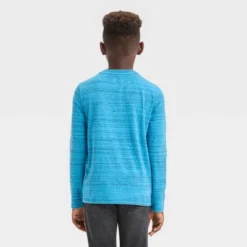 Boys' Long Sleeve Pocket Henley Shirt - Cat & Jack™