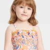 Toddler Girls' Butterfly One Piece Swimsuit - Cat & Jack™ Orange