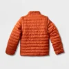 Kids' Adaptive Puffer Jacket - Cat & Jack™ Orange