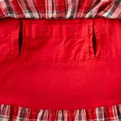 Girls' Adaptive Abdominal Access Long Sleeve Plaid Tiered Woven Dress - Cat & Jack™ Red -Cat & Jack GUEST 2adfdcf0 0059 49fe 8902 15c05e2c16c2