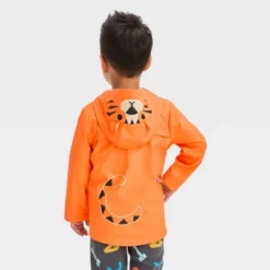 Toddler Tiger Rain Coat - Cat & Jack™ Orange