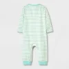 Baby 2pk Mama Romper Set - Cat & Jack™ Turquoise Green