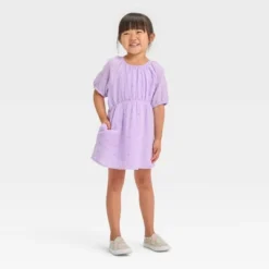 Toddler Girls' Gauze Eyelet Short Sleeve Dress - Cat & Jack™ 6 Toddler Girls' Gauze Eyelet Short Sleeve Dress - Cat & Jack™ -Cat & Jack GUEST 2c28b3d7 8578 4797 b466 c883f5d54e11