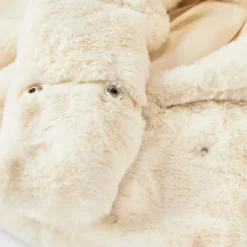Baby Girls' Solid Faux Fur Jacket - Cat & Jack™ Off-White -Cat & Jack GUEST 2e5edfea d41a 4373 8e00 61add73e8db5