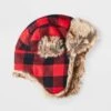 Boys' Buffalo Trapper Hat - Cat & Jack™ Red