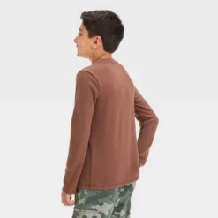 Boys' Long Sleeve Henley Shirt - Cat & Jack™