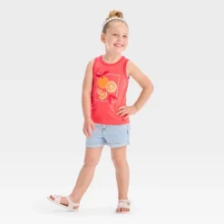 Toddler Girls' 'Oranges' Graphic Tank Top - Shirt - Cat & Jack™ Coral Orange 5 Toddler Girls' 'Oranges' Graphic Tank Top - Shirt - Cat & Jack™ Coral Orange -Cat & Jack GUEST 31e8494b e8e5 4010 8c00 832de4b9f935