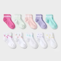 Toddler 10pk 'Fruits' Ankle Socks - Cat & Jack™ -Cat & Jack GUEST 33115bb4 6deb 4fa1 96dd ef410d2d1092
