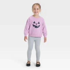 Toddler Girls' Halloween French Terry Pullover - Cat & Jack™ Lavender -Cat & Jack GUEST 3400f8eb fb7c 4ff5 b27f c472845ba492