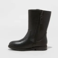Toddler Girls' Mimi Riding Boots - Cat & Jack™ Black