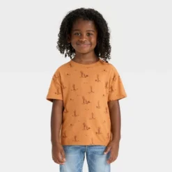 Toddler Boys' Short Sleeve Western Cactus T-Shirt - Cat & Jack™ Brown -Cat & Jack GUEST 35d855fe 3997 42bc ba3c 77da972617cf