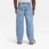 Toddler Boys' Relaxed Fit Snap Denim Pants - Cat & Jack™
