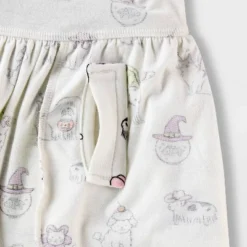 Girls' Adaptive 2pk Short Sleeve Halloween Dress - Cat & Jack™ Cream/Lavender -Cat & Jack GUEST 39fa4c96 7b96 42e3 a404 70b3729cfe18