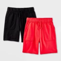 Boys' 2pk Adaptive Knit Shorts - Cat & Jack™ Black/Red 5 Boys' 2pk Adaptive Knit Shorts - Cat & Jack™ Black/Red -Cat & Jack GUEST 3affa0a2 1fcc 43b6 a71f 085a26130dea