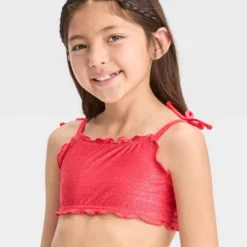 Girls' Sparkle & Shine Bikini Set - Cat & Jack™ Red
