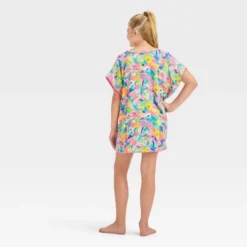 Girls' Floral Printed Cover Up Top - Cat & Jack™