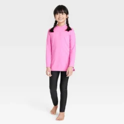 Girls' Swim Leggings - Cat & Jack™️ Black -Cat & Jack GUEST 3ebe7923 b642 428d 9909 0284a1427327