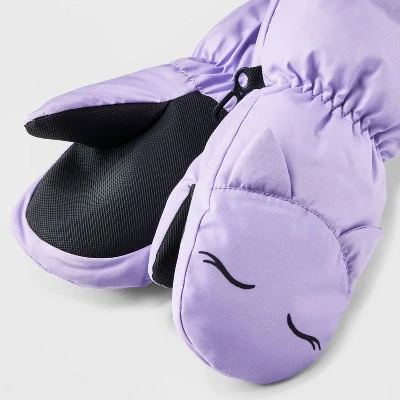 Toddler Girls' Cat Mittens - Cat & Jack™ 1 Toddler Girls' Cat Mittens - Cat & Jack™