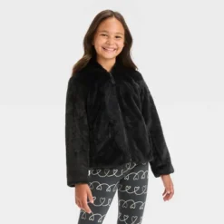 Girls' Faux Fur Zip-Up Jacket - Cat & Jack™ 6 Girls' Faux Fur Zip-Up Jacket - Cat & Jack™ -Cat & Jack GUEST 47d9186f 7d68 4c65 b809 05ec359fd62c