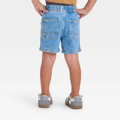 Toddler Boys' Pull-On Denim Shorts - Cat & Jack™ 1 Toddler Boys' Pull-On Denim Shorts - Cat & Jack™