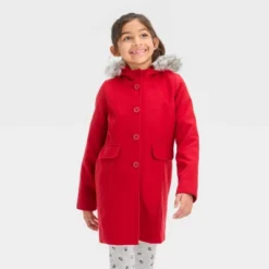 Girls' Faux Wool Jacket - Cat & Jack™ 5 Girls' Faux Wool Jacket - Cat & Jack™ -Cat & Jack GUEST 4b653cb7 239f 43ec b01b 0c04edf4a81b