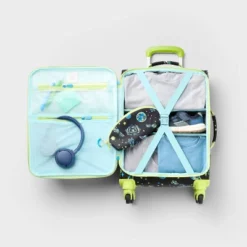 Kids' Softside Carry On Spinner Suitcase Space - Cat & Jack™️