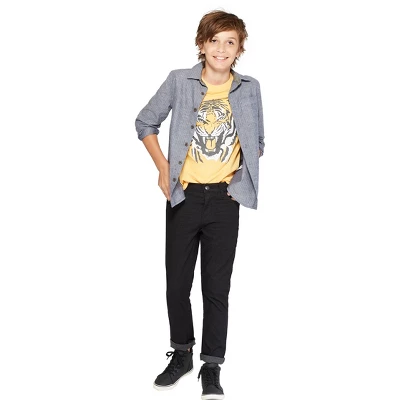 Boys' Stretch Skinny Fit Jeans - Cat & Jack™ 2 Boys' Stretch Skinny Fit Jeans - Cat & Jack™ - Image 2