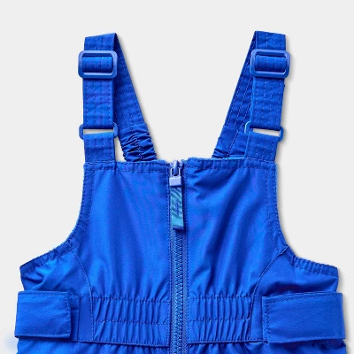 Toddler Solid Snow Bib - Cat & Jack™ Royal Blue 2 Toddler Solid Snow Bib - Cat & Jack™ Royal Blue - Image 2