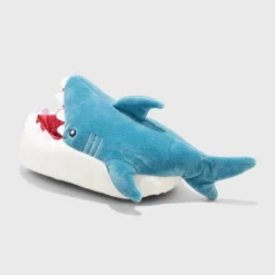 Kids' Knox Shark Ankle Biter Slippers - Cat & Jack™ Blue -Cat & Jack GUEST 50d3b014 d2aa 44be 998f 9d6e969a522a