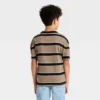 Boys' Short Sleeve Striped Oversized T-Shirt - Cat & Jack™