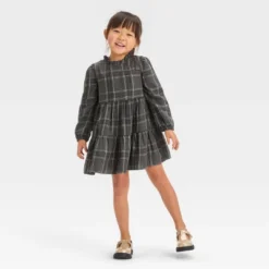 Toddler Girls' Plaid Long Sleeve Dress - Cat & Jack™ 7 Toddler Girls' Plaid Long Sleeve Dress - Cat & Jack™ -Cat & Jack GUEST 543e275f b31c 48f6 b7d2 f065874154ed