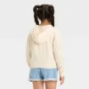 Girls' Hooded French Terry Zip-Up Sweatshirt - Cat & Jack™