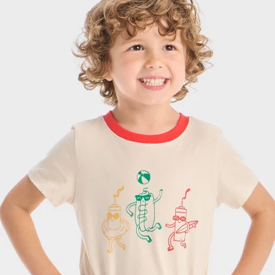 Toddler Boys' Short Sleeve Graphic T-Shirt - Cat & Jack™ 1 Toddler Boys' Short Sleeve Graphic T-Shirt - Cat & Jack™