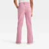 Girls' Button Fly Flare Jeans - Cat & Jack™ Pink